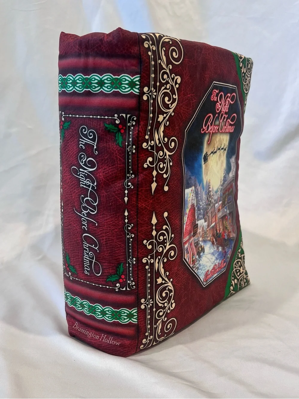 Brassington Hollow Night Before Christmas Book Pillow